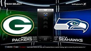 MADDEN NFL 15 PS4 Full Gameplay Packers vs Seahawks - Week 1 NFL Regular Season Matchup Simulation