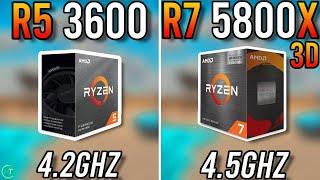 Ryzen 5 3600 vs Ryzen 7 5800X3D - Insane Difference?