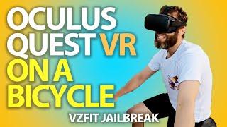 VR Horseback Riding on a Real Bike VZFit Jailbreak - Oculus Quest - Adventure Bros. Extended Cut