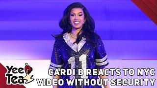 Cardi B Reacts to NYC Video Without Security Nobody Finna Touch Me Steve Harvey Biopic Announced