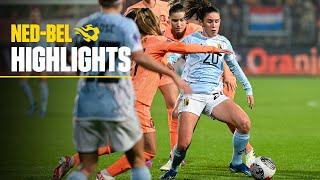 Netherlands 4-0 Belgium  Defeat in Tilburg  Womens Nations League