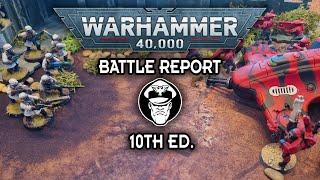 The Killing Blow Monka Tau Vs Mech Imperial Guard  10th Edition Battle Report  Warhammer 40000