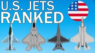 US Fighter Jets Ranked 2021