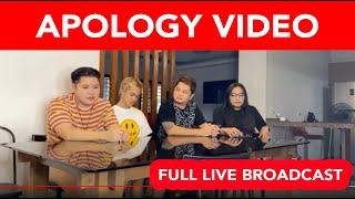 COMPLETE LIVE APOLOGY VIDEO