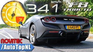 FERRARI F8 TRIBUTO NOVITEC  0-341kmh LAUNCH CONTROL POV & SOUND by AutoTopNL