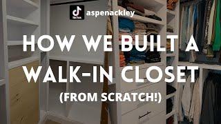 DIY Walk-In Closet  AspenAckley