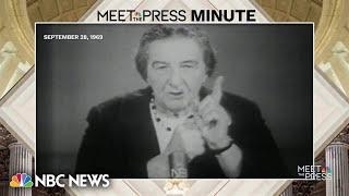In 1969 Israeli PM Golda Meir was ‘convinced’ her grandchildren would see peace