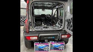 Sound Deadening a Suzuki Jimny with Dynamat Extreme Timelapse