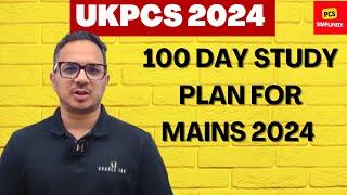 UKPCS Mains 2024  100 Days Study Plan