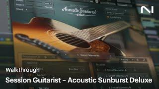 Session Guitarist – Acoustic Sunburst Deluxe walkthrough  Native Instruments