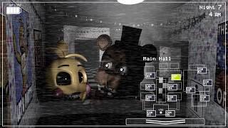 Toy Chica & Withered Freddy FNaF in Real Time Animated