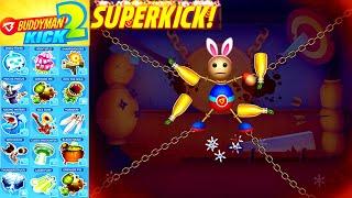 Buddyman Kick 2 Android Gameplay - All SuperKicks  Kick the Buddy 2021