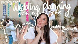 wedding planning ep.1 wedding band shopping decor haul + diy planning board