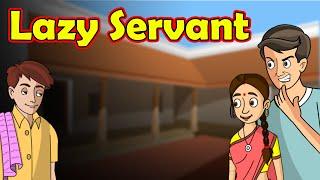 Lazy Servant  Mahacartoon Tv English  English Cartoon  English Moral Stories  English Story