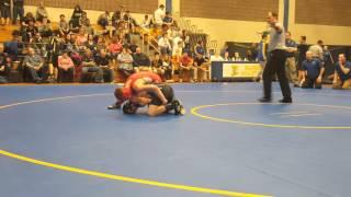 Jasen vs Lyman 132 lbs wrestling 2615