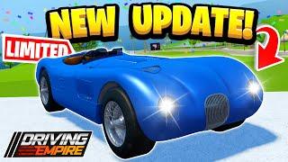 NEW Limited Jaguar & Update In Driving Empire