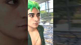 Zoro Gets lost in the Hidden Leaf Village  #shorts #anime #onepiece #cosplay #naruto