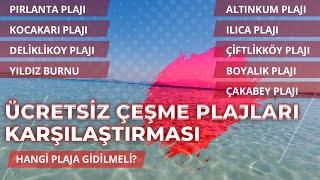 ALL BEST BEACHES IN IZMIR CESME ALACATI - Goldensand Beach - Cesme Diamond- Ilica - Boyalik Beaches