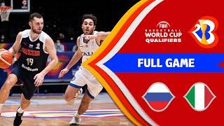 Russia v Italy  Full Game - FIBA Basketball World Cup 2023 - European Qualifiers