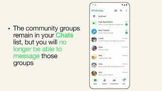 How to exit a community - Android  WhatsApp