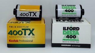 Review Kodak 400TX and Ilford Delta 400