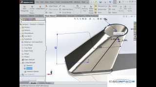 Square to Round Duct in SolidWorks Sheet Metal