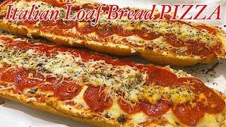 Italian French Bread Pizzas Recipe Homemade
