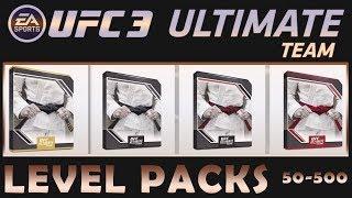 EA UFC 3 Ultimate team - Level packs 50-500 lvl