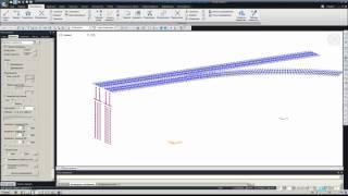 Расчет криволинейного моста по российским нормам с использованием шаблона ПНА