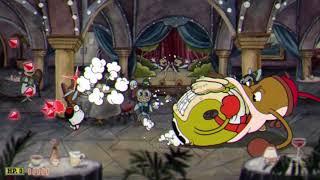 Cuphead Walkthrough - How to Beat Clip Joint Calamity Ribby and Croaks