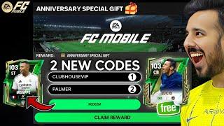 2x REDEEM CODES  FREE 99-103 ANNIVERSARY & FLASH SALE PACK OPENING 