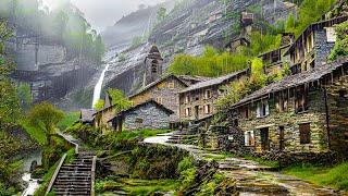 Foroglio the hidden gem in the heart of the Swiss Alps  Switzerland 4K