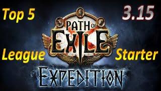 Top 5 League Starter builds for 3.15 Beginner Friendly - Path of Exile Expedition