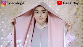 TUTORIAL HIJAB SEGI EMPAT SYARI  SEGIEMPAT SYARI MENUTUP DADA  Fara Cahya P