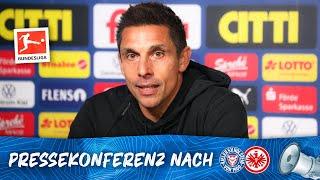 Die Pressekonferenz nach dem Heimspiel gegen Eintracht Frankfurt ️  #KSVSGE