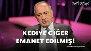 Fatih Altaylı yorumluyor Kediye ciğer emanet edilmiş