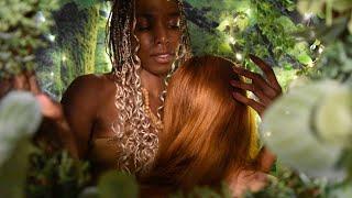 Goddess of Nature MAGICAL ASMR MASSAGEHair play Energy cleansing Back Tracing ASMR for SLEEP