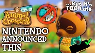 Nintendo Announced This TOO Late For Animal Crossing Players