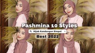 Tutorial Hijab Kondangan Simpel & Harian ll Pashmina Best Model 2022