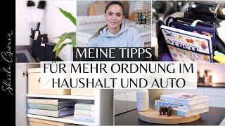 11 TIPPS FÜR MEHR ORDNUNG IM HAUSHALT UND AUTO  REINIGEN & STRUKTURIEREN  SHEILA GOMEZ