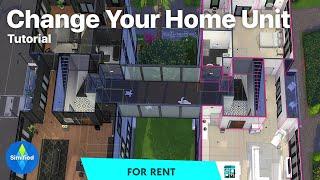 Change Your Home Unit  The Sims 4 For Rent Tutorial