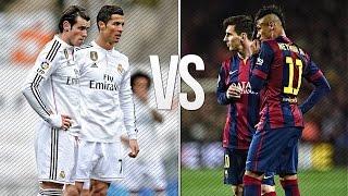 Lionel Messi & Neymar vs Ronaldo & Bale 2015 ● Skills & Goals Battle  HD