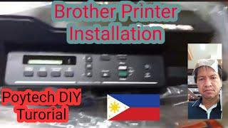 paano e install ang Brother DCP-720Dw printer tagalog computer series Poytech.