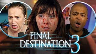 Final Destination 3 - Movie REACTION - Our First Time Watching & We were so STRESSED