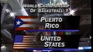 1994 Mundobasket Puerto Rico vs USA