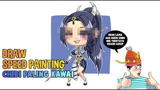 DRAW  BIKIN KOMISI CHIBI CANTIK