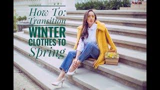 How To Transition Winter Clothing to Spring  Elizabeth Keene