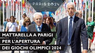 Il Presidente Mattarella a Parigi in occasione dell’apertura dei Giochi Olimpici 2024