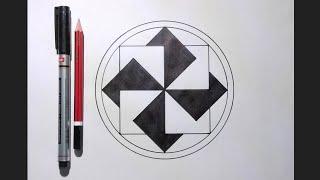 How to Draw - Geometrical Chart  Geometric patterns  Geometric Pattern  Geometric Drawing