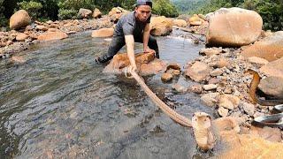 Group Of Hunters Using Snake Detectors  Subdue The Ferocious Cobras In The Stream  Snake King TN